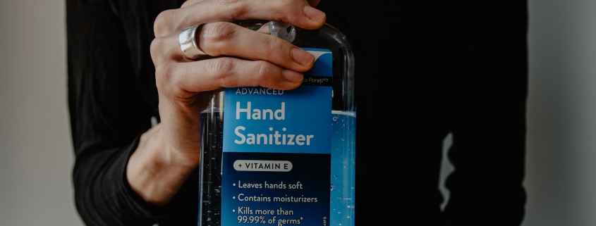 Hand sanitizer bottle